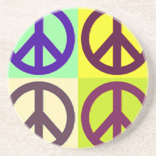 Porta-copos Sinal de Paz - Arte Pop