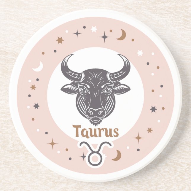 Porta-copos Sinal de Zodiac Taurus (Frente)