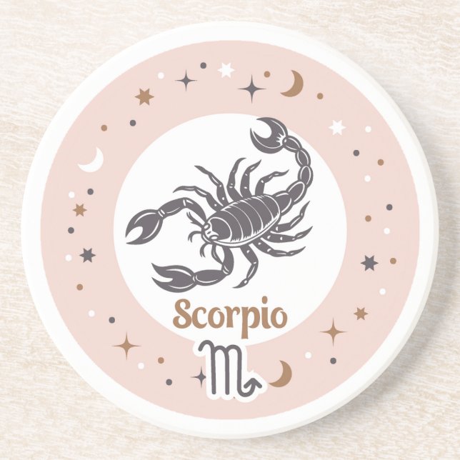 Porta-copos Sinal Escorpião Zodiac (Frente)