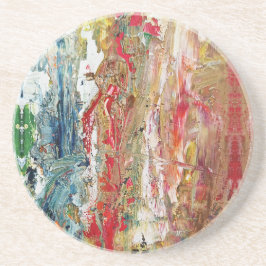 Porta-copos Sinfonia do caos - Paleta de Artista Abstrato Real