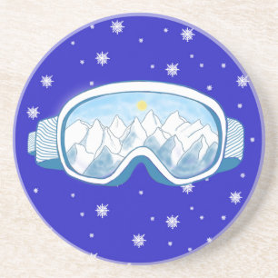 Porta-copos Ski Goggles Snowflake Dance