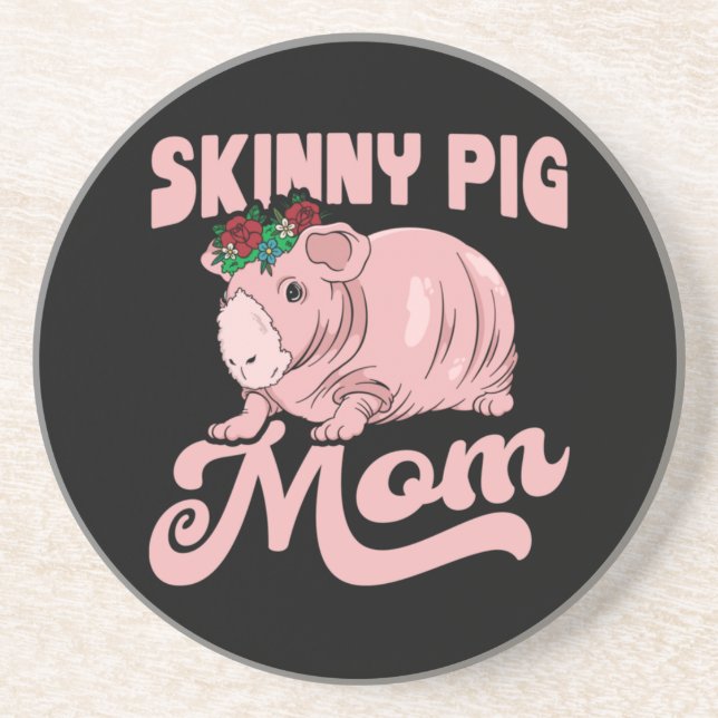 Porta-copos Skinny Pig Mãe (Frente)
