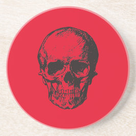 Porta-copos Skull Red Pop Art