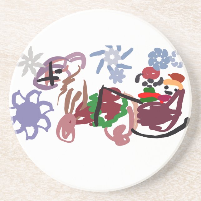 Porta-copos  Sleigh winter  (Frente)