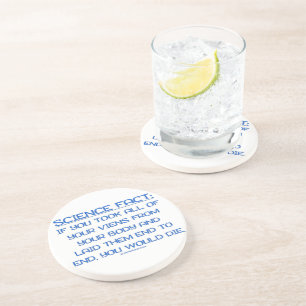 Porta-copos SlipperyJoe's funny saying science fact blue remov