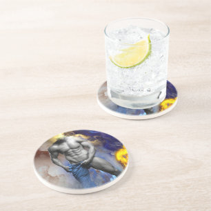 Porta-copos SlipperyJoe's Man Steamy shirtless abs sexpack