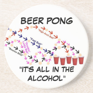 Porta-copos Slogan Beer Pong