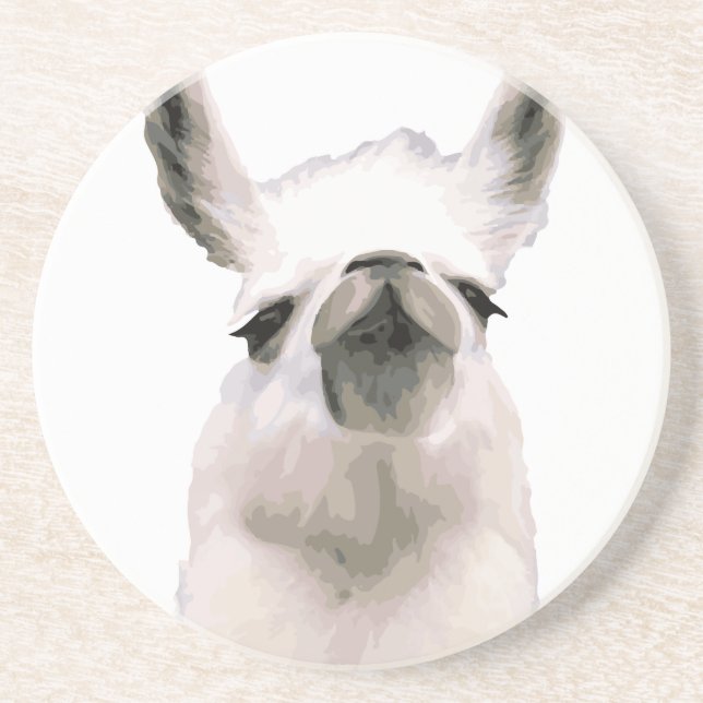 Porta-copos Snooty Snobby Llama personalizado (Frente)