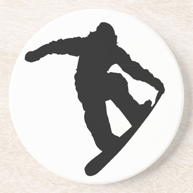 Porta-copos Snowboarder (Frente)