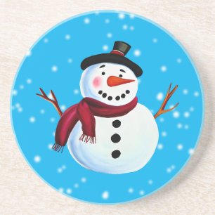 Porta-copos Snowman