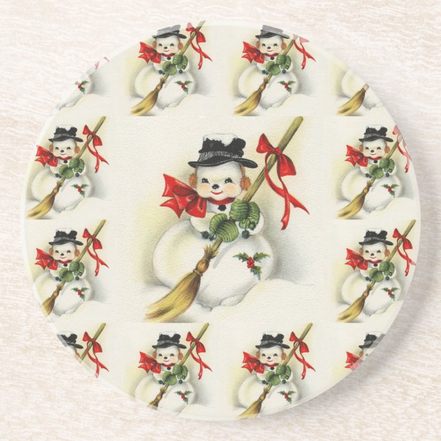 Porta-copos Snowman 009 (Frente)