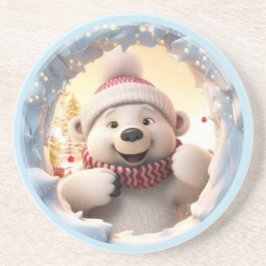 Porta-copos Snowman animado