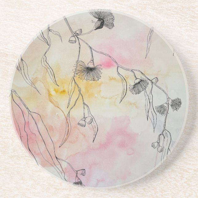 Porta-copos sobremesa de verre en grés (Frente)