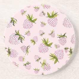 Porta-copos Soft Strawberries - Berry Sweet sandstone