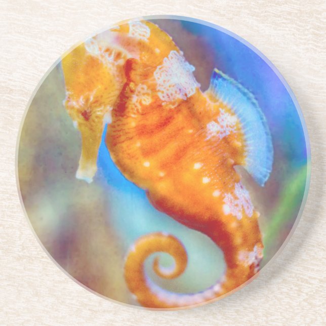Porta-copos Sonda Laranja com Cavalo (Frente)