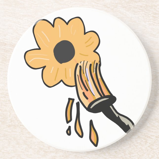 Porta-copos Sonnenblumen neon blume (Frente)