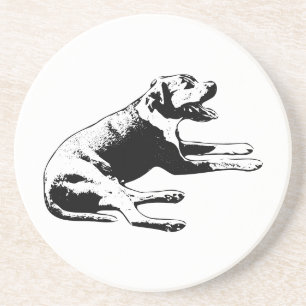 Porta-copos Sorriso de Tabletop—Fechamento de Pup relaxado