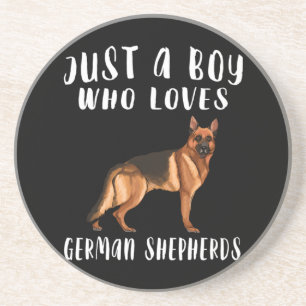 Porta-copos Sou Apenas Um Menino Que Ama German shepherd