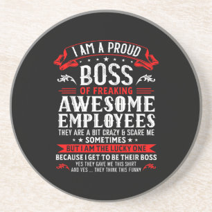 Porta-copos Sou Um Chefe Orgulhoso De Empregados Incríveis.