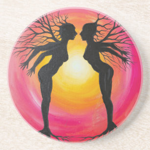 Porta-copos Soulmates frente a frente