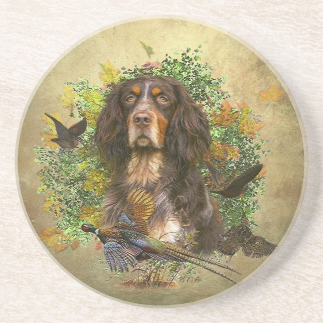 Porta-copos Spaniel da Picardia, Temporada de caça    (Frente)