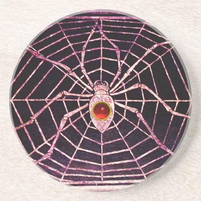 Porta-copos SPIDER E WEB Red Ruby Black (Frente)