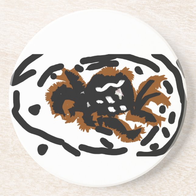 Porta-copos Spider Latte love (Frente)