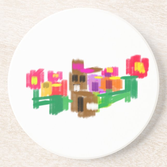 Porta-copos Spring Rabbit (Frente)