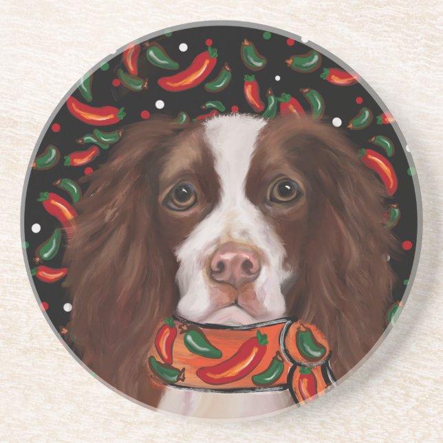 Porta-copos Springer Spaniel Inglês     (Frente)