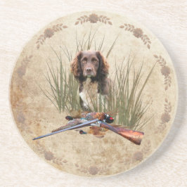 Porta-copos Sprocker Spaniel Tapeçaria Poster Triptych Acrílic