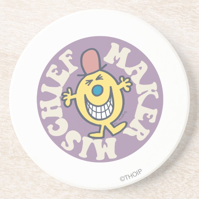 Porta-copos Sr. Mischefe | Maciço (Frente)