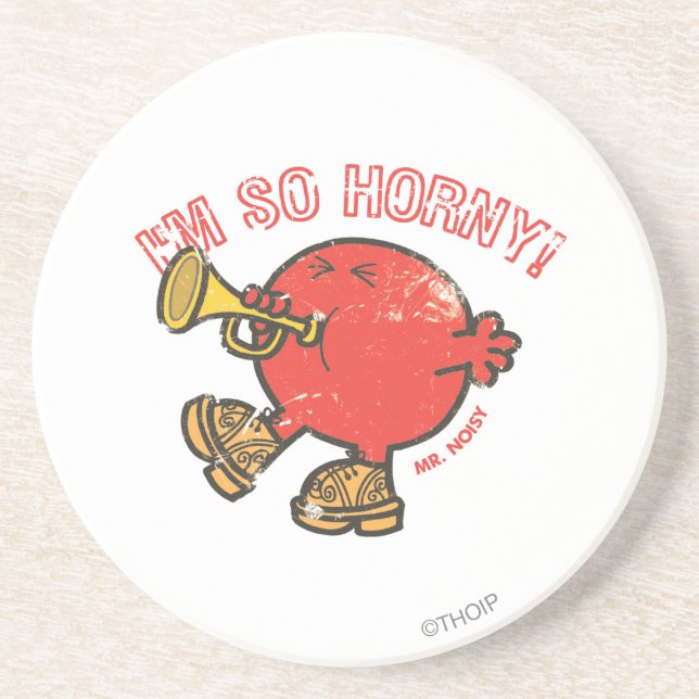Porta-copos Sr. Noisy Totando Seu Corno (Frente)