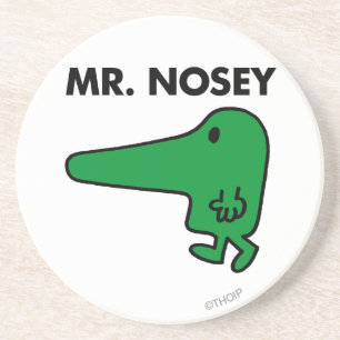 Porta-copos Sr. Nosey   que conduzem por um nariz