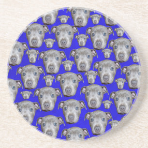 Porta-copos Staffordshire Bull Terrier Puppy Pattern,