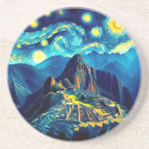 Porta-copos Starry Night Machu Picchu Peru