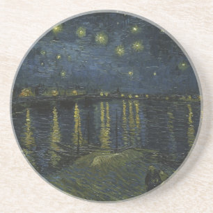 Porta-copos Starry Night Over the Rhône, pintura a óleo Van Go