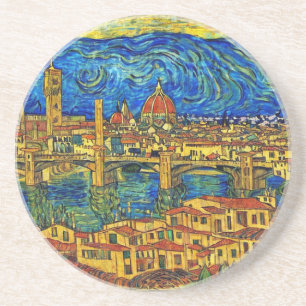Porta-copos Starry Starry Night Florence Itália