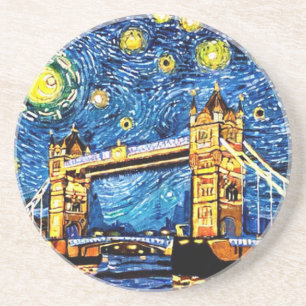 Porta-copos Starry Starry Night London Inglaterra