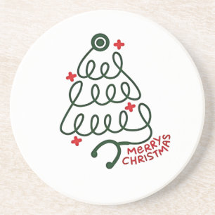 Porta-copos Stethoscope Árvore de Natal Luzes Enfermando Esfre