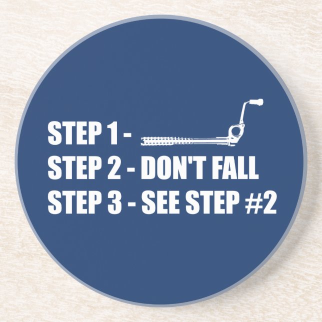 Porta-copos Subindo Gelo - Não Cair (Frente)