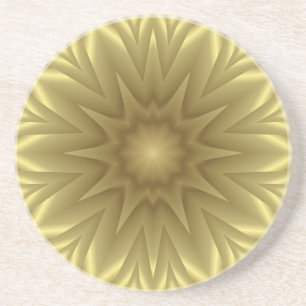 Porta-copos Sunny Bliss: Modelo Floral Amarelo Ouro