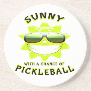Porta-copos Sunny com uma Chance de PickleBall