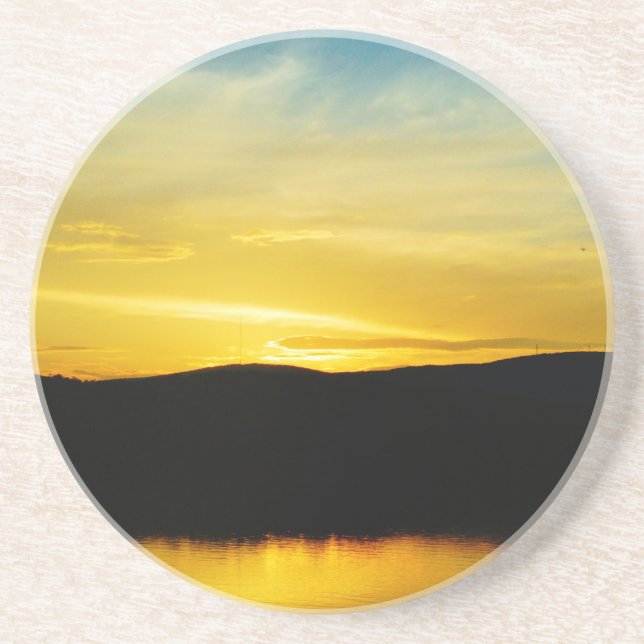 Porta-copos Sunset Amarelo do Lago Mt (Frente)