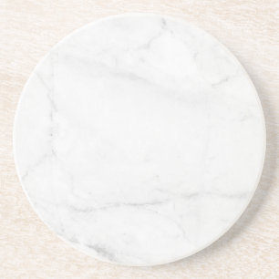 Porta-copos Suporte de papel mármore branco simples moderno rú