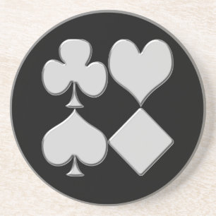 Porta-copos Suportes de Poker de Naipes de Baralho de Poker