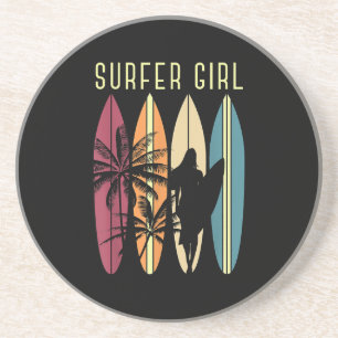 Porta-copos Surfista Garota Surfboard Surfing Women Surf Oce