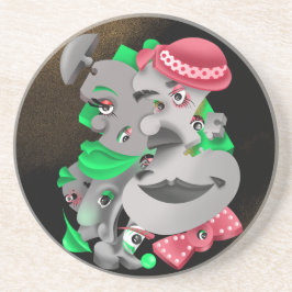 Porta copos Surreal Quebra-cabeça Faces