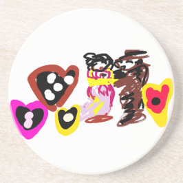 Porta-copos Sweet Valentine day dolls