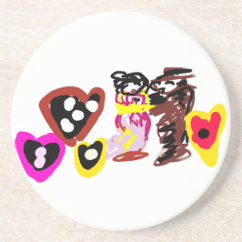 Porta-copos Sweet Valentine day dolls