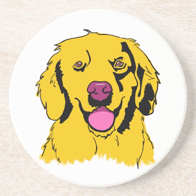 Porta-copos T-Shirt Pop de ouro de Retriever de  (Frente)